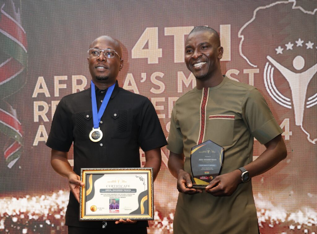 Poster image for article : Puzuri Executive Director Honored as Africa’s Most Respected CEO in Agriculture